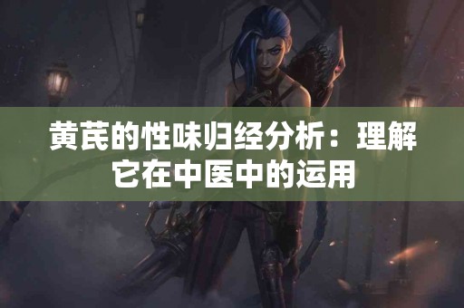 黄芪的性味归经分析：理解它在中医中的运用