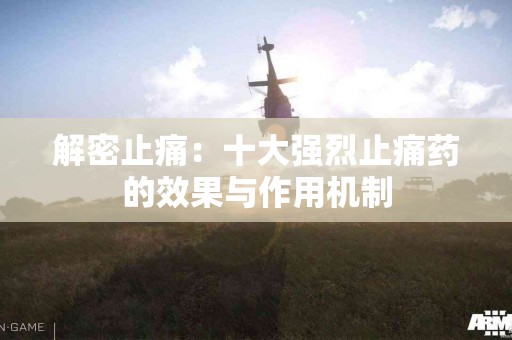 解密止痛：十大强烈止痛药的效果与作用机制