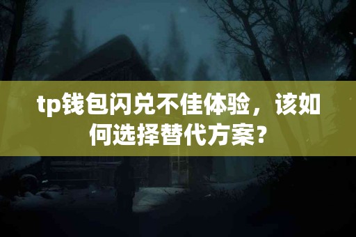 tp钱包闪兑不佳体验，该如何选择替代方案？