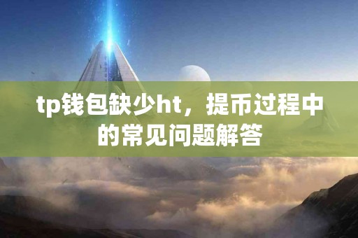 tp钱包缺少ht，提币过程中的常见问题解答
