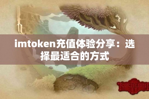 imtoken充值体验分享：选择最适合的方式