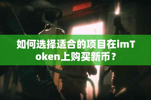 如何选择适合的项目在imToken上购买新币？