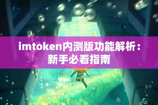 imtoken内测版功能解析：新手必看指南