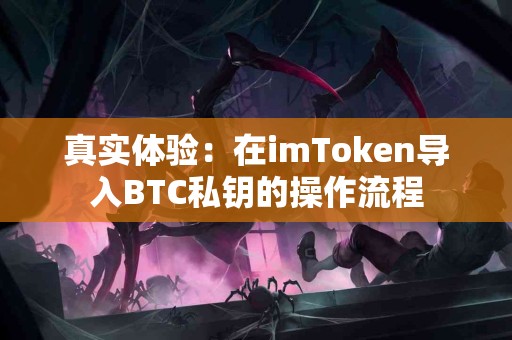 真实体验：在imToken导入BTC私钥的操作流程