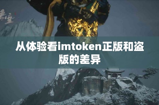 从体验看imtoken正版和盗版的差异