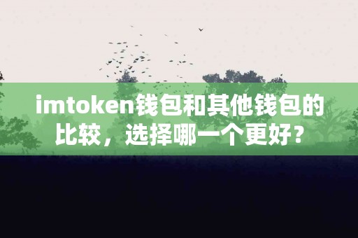 imtoken钱包和其他钱包的比较，选择哪一个更好？